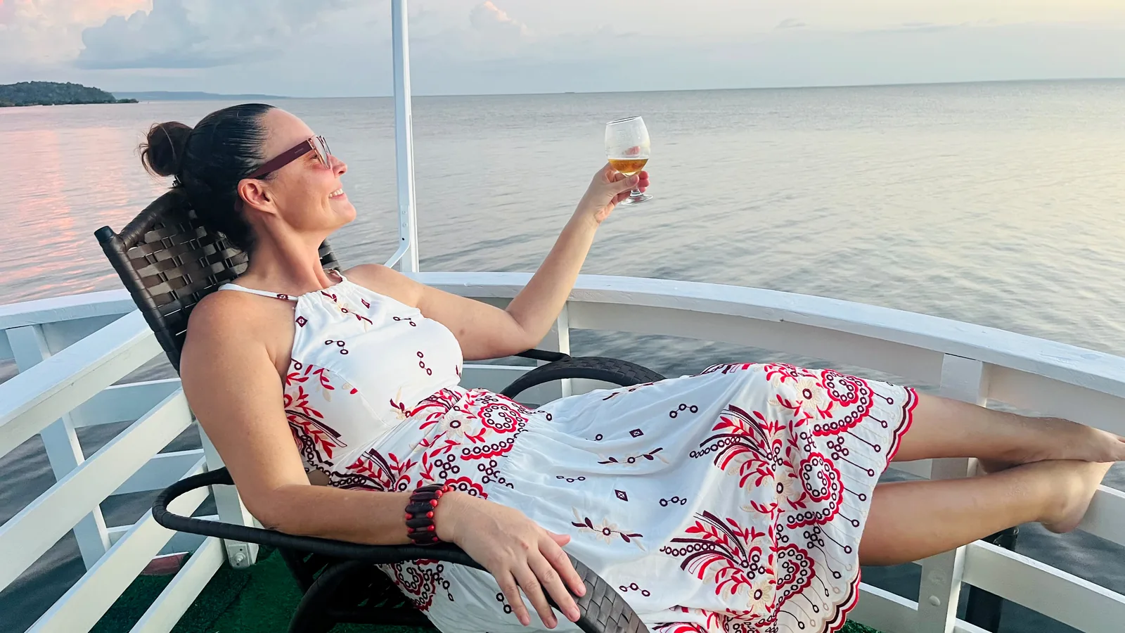 Celebração a bordo do barco Sol Ecoturismo